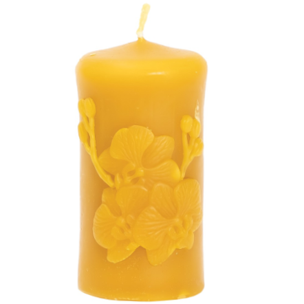 [FS497] Moule à cire pour bougie - "ORCHIDEE"