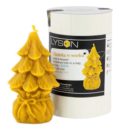[FS554] Moule à cire pour bougie - "SAPIN DE NOEL DANS JOLI SAC"