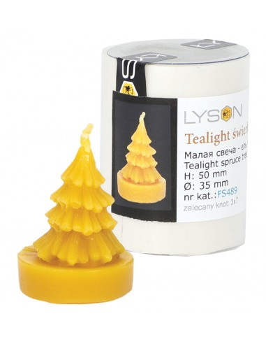 [FS489] Moule à cire pour bougie - "PETIT SAPIN SUR SOCLE"