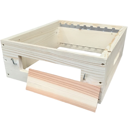 [CB068] Hausse de ruche Dadant 10 cadres avec vitre d'observation