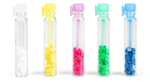Pastilles de marquage de reine FLUO - par 200 - NON NUMEROTEES