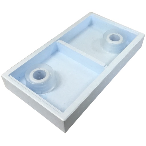 [N12] Nourrisseur DOUBLE pour ruchette Quarti DB6 cloisonnable