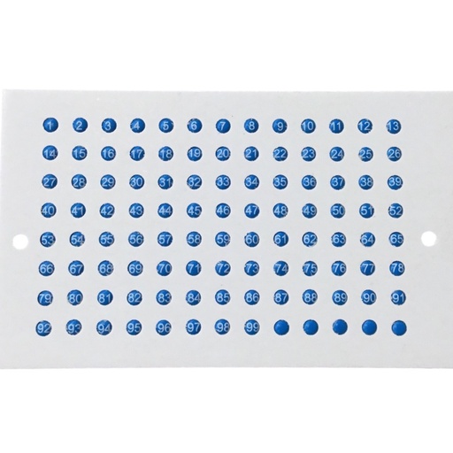 [47825] Pastilles Opalith - Qualité allemande - BLEU FLUO