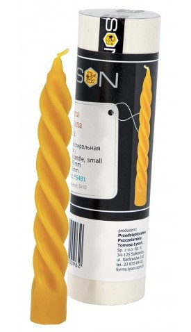 [FS481] Moule à cire pour bougie - "PETITE BOUGIE TORSADEE"