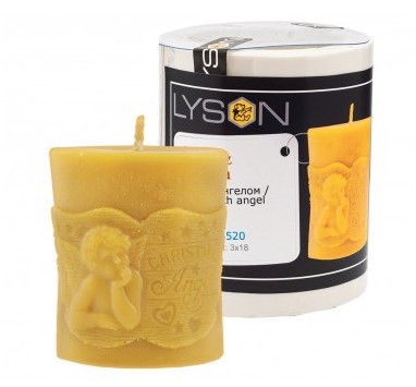 [FS520] Moule à cire pour bougie - "BOUGIE AVEC PETIT ANGE"