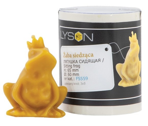 [FS559] Moule à cire pour bougie - "GRENOUILLE ASSISE"