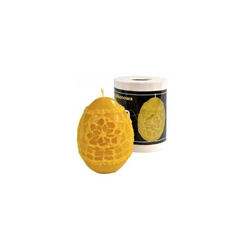[FS66] Moule à cire pour bougie - "OEUF DECORE DE DENTELLE"