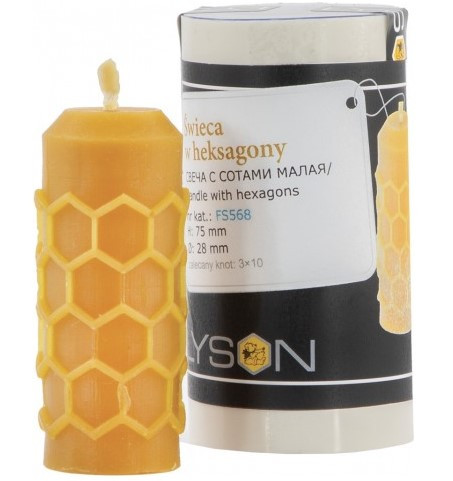 [FS568] Moule à cire pour bougie - "BOUGIE HEXAGONES"