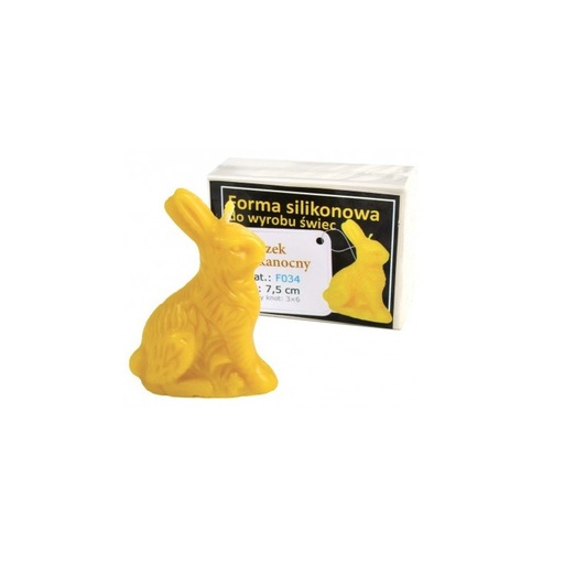 [F034] Moule à cire pour bougie - "LAPIN DE PAQUES"