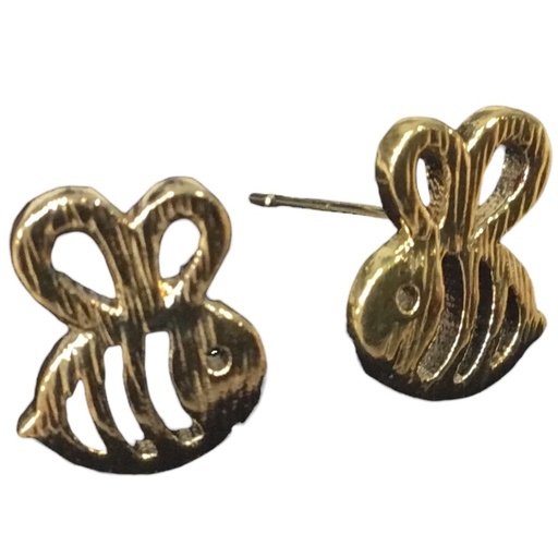 [80531] Boucles d'oreilles - Petites abeilles dorées