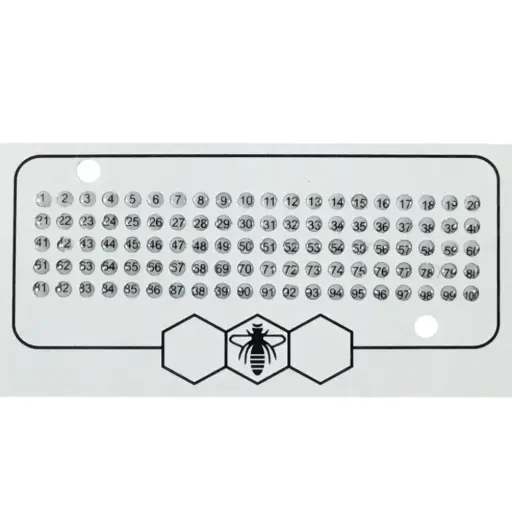 [4761] Pastilles Opalith - Qualité allemande - BLANC FLUO