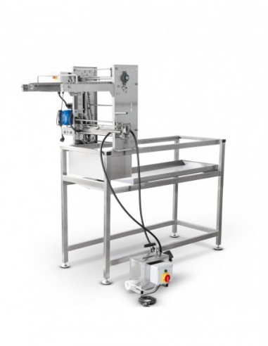 [W2093_Z] Machine à désoperculer avec alimentateur à chaîne sur châssis - MINIMA LINE