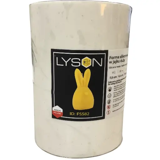 [FS582] Moule en silicone pour bougies - "Oeuf ou lapin?"