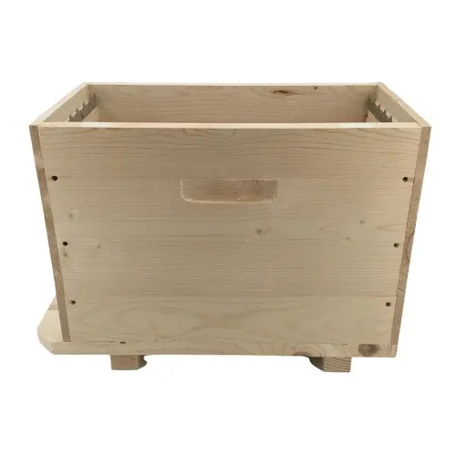 [SCR511F PAL25] PALETTE de 25 Corps de ruchette Dadant 6 cadres avec fond fixe