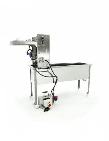 [W2092_Z]  Machine à désoperculer à circuit fermé, 230 V, avec alimentateur à chaîne - MINIMA LINE