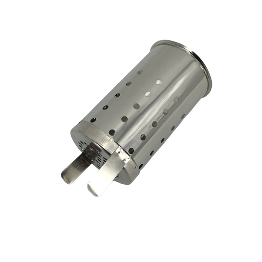 [4430] Pot en inox pour enfumoir Ø 8 cm - 2 pieds