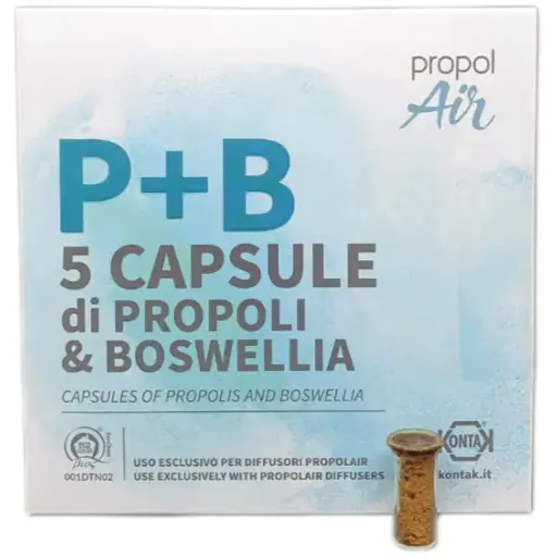 [0013] Capsules Propolair P+B (Propolis & Boswellia) - Recharge pour diffuseur