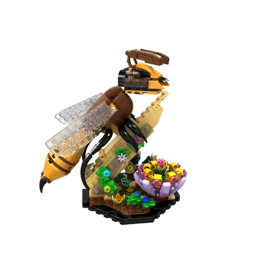 [API225] Jeu de construction "Abeille & fleurs" - 421 pièces