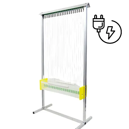 [KITARPA16 220V] 3 harpes anti-frelons en inox avec système BEEPROTECTOR ® - 220 V - protection jusqu'à 16 ruches  