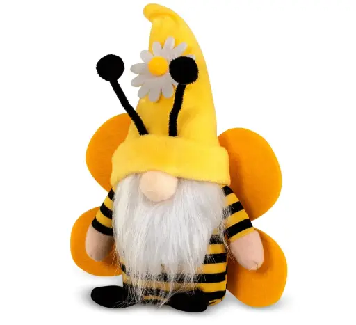 [8133] Petit lutin abeille barbu - 22 cm