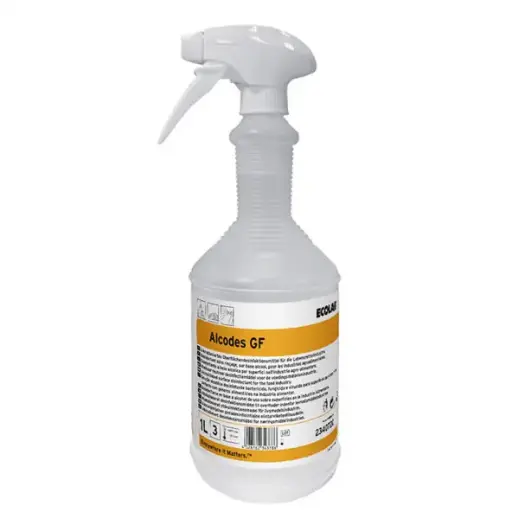 [004.080.8] Biocide-désinfectant en spray - Alcodes GF 1 l avec tête vaporisateur